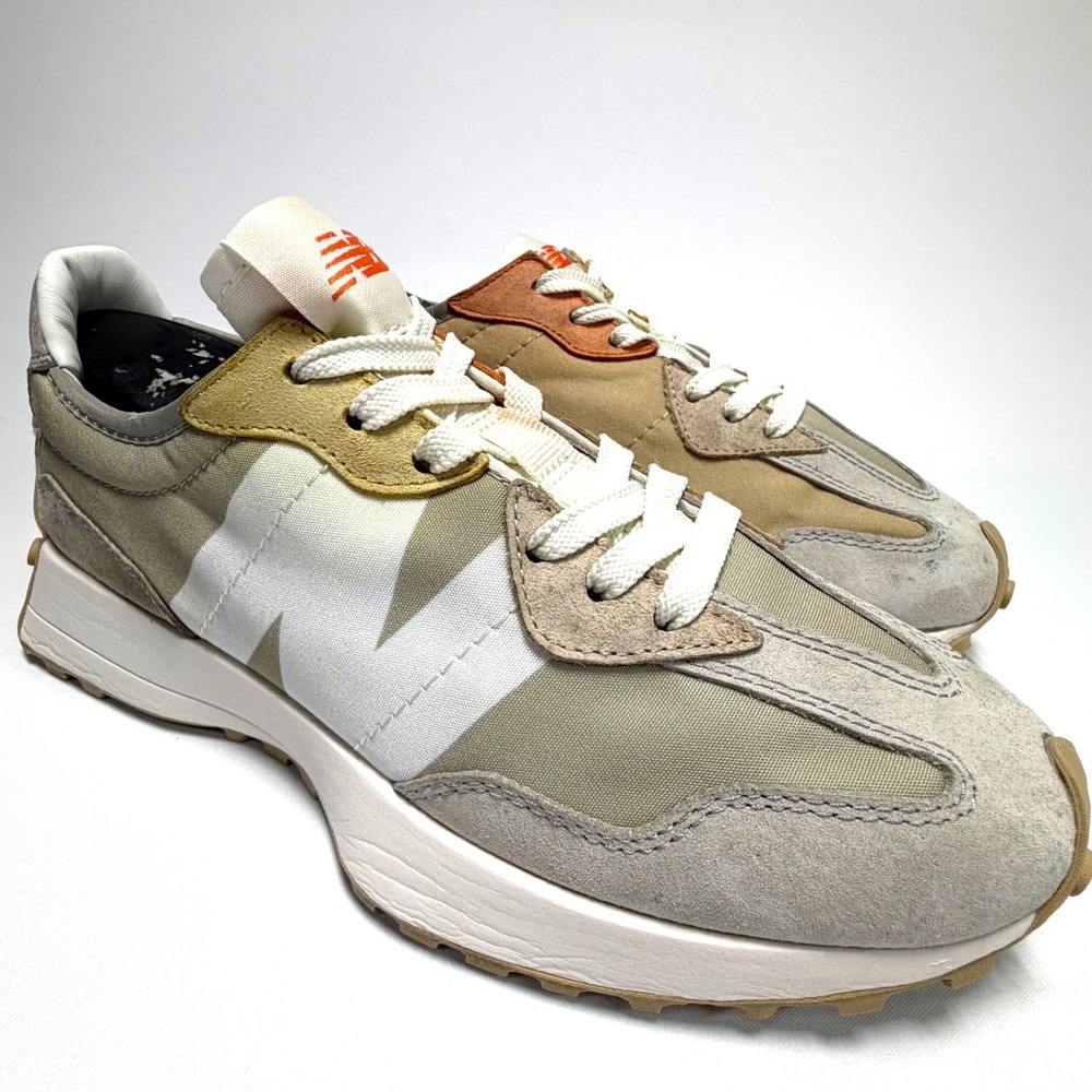 New Balance‎ 327 WS327MS Beige Tan Retro Sneakers Womens 7
